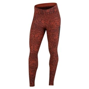 Women's Red Patterned Leggings
